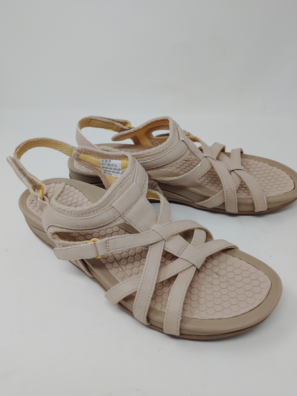 Baretraps Dylynn Strappy Comfort Women’s Neutral Beige Slingback Sandals, Size 9